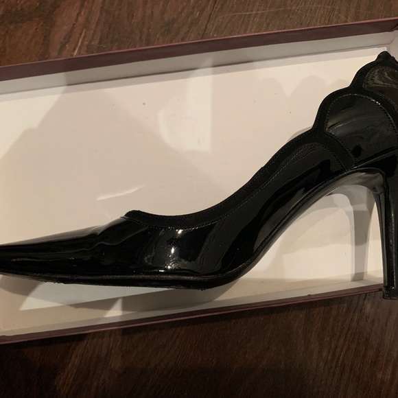 Kurt Geiger Black patent Ladies high heel shoes - Picture 6 of 9